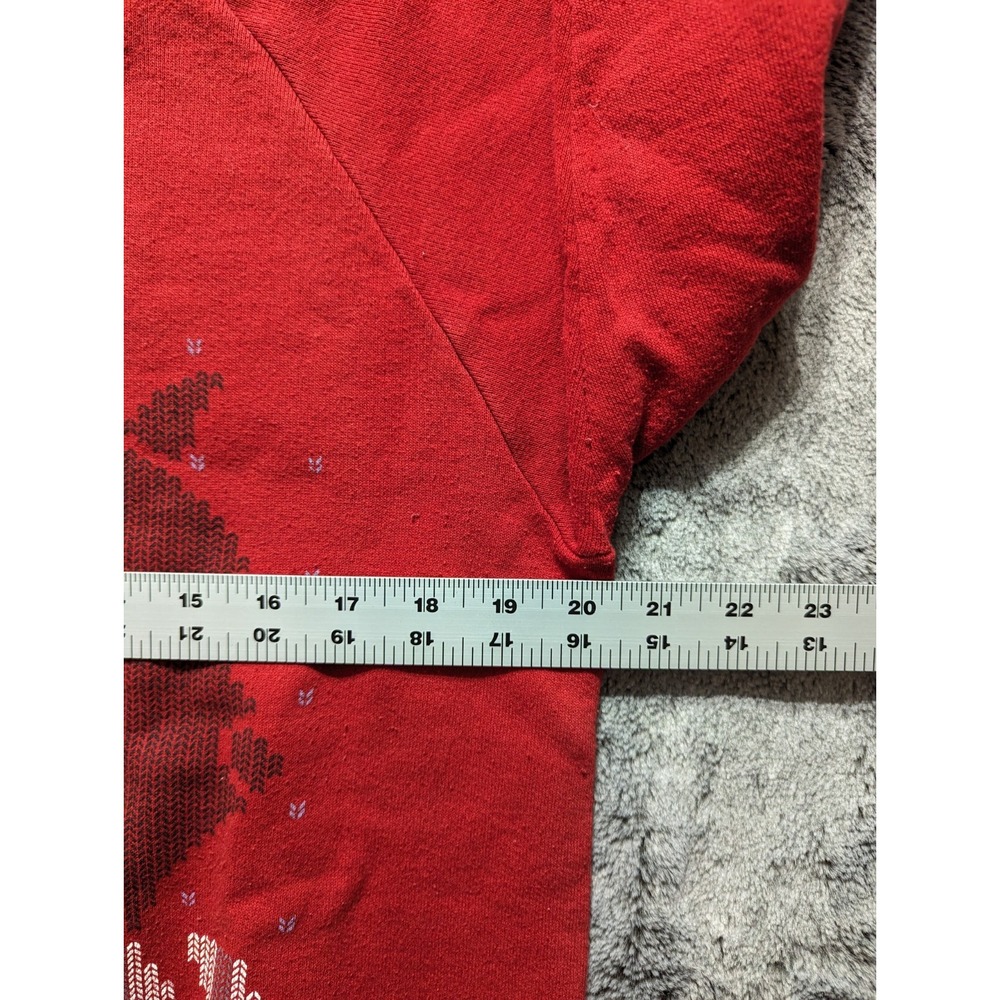 Vintage Jerzees Sweatshirt Women's Size Large Red Made In USA Scottish Terrier - Picture 6 of 9